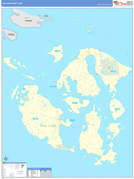 San Juan County, WA Digital Map Basic Style